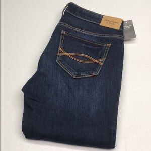 NWT ABERCROMBIE & FITCH MID-RISE SKINNY BOOT JEANS 26x31 ⭐️